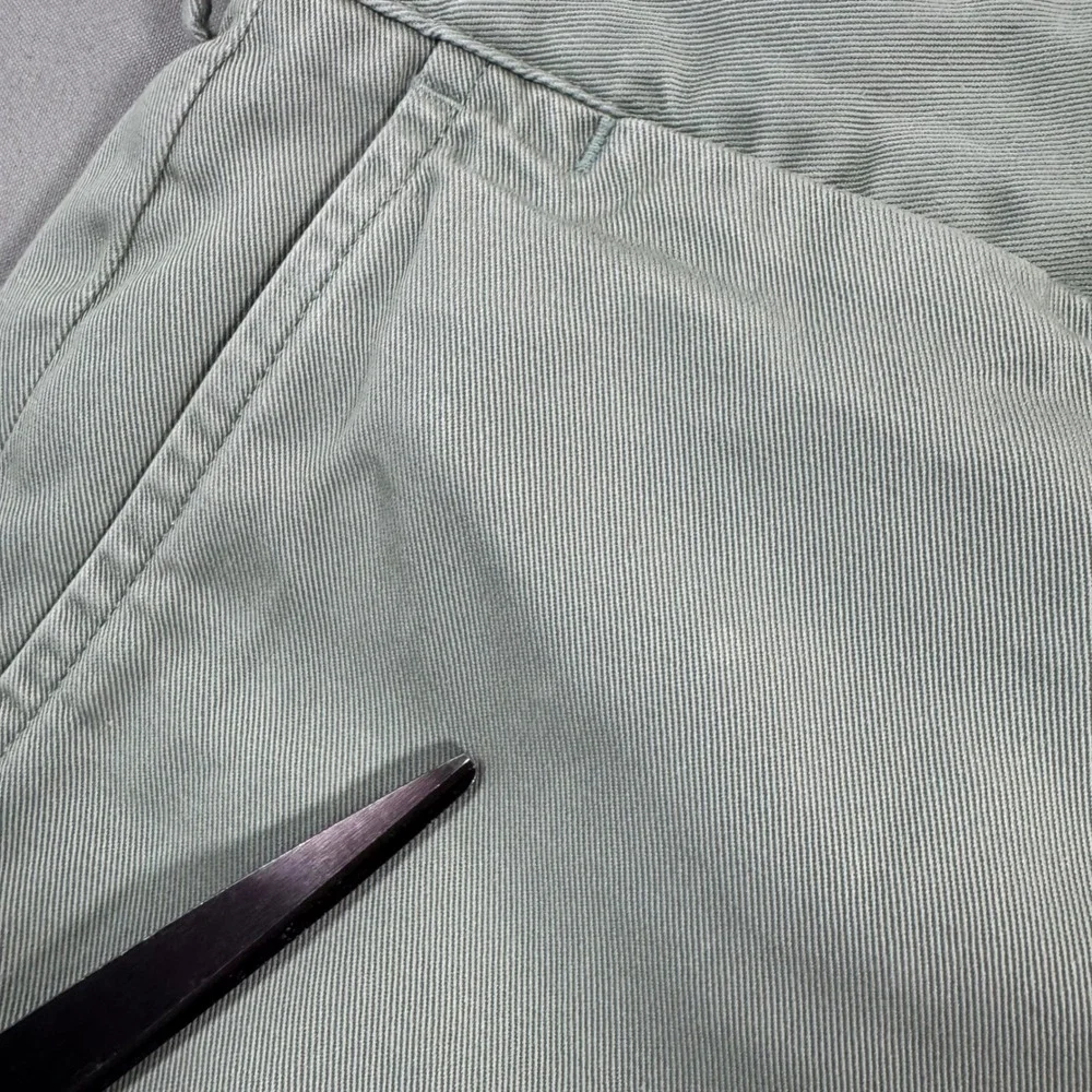 VTG Polo by Ralph Lauren Classic Fit 9in Shorts Mens 36 Sage Green Flat Front